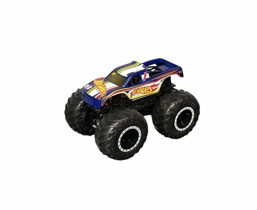 Hot Wheels Racing #1 Monster Truck 1:64 Blue Red Yellow Die-Cast